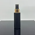100 ml Siyah Polietilen Şişe Gold-Black Parmak Spreyli