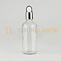 100 ML Toptan Şeffaf Cam Damlalıklı Dropper Şişe Metal Kelebek Model Gümüş Damlalık Takım 100 ML Toptan Şeffaf Cam Damlalıklı Dropper Şişe Metal Kelebek Model Gümüş Damlalık Takım