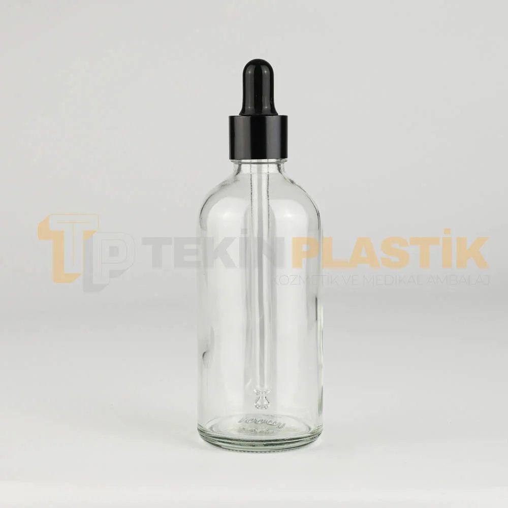 100 ML Toptan Şeffaf Cam Damlalıklı Dropper Şişe Metal Siyah Damlalık Takım 100 ML Toptan Şeffaf Cam Damlalıklı Dropper Şişe Metal Siyah Damlalık Takım