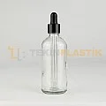 100 ML Toptan Şeffaf Cam Damlalıklı Dropper Şişe Metal Siyah Damlalık Takım 100 ML Toptan Şeffaf Cam Damlalıklı Dropper Şişe Metal Siyah Damlalık Takım