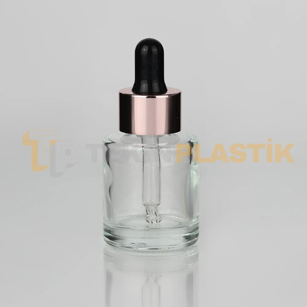 20 ml Toptan Premium Cam Damlalıklı Dropper Şişe Metal Rose Gold Siyah Damlalık Takımlı 20 ml Toptan Premium Cam Damlalıklı Dropper Şişe Metal Rose Gold Siyah Damlalık Takımlı