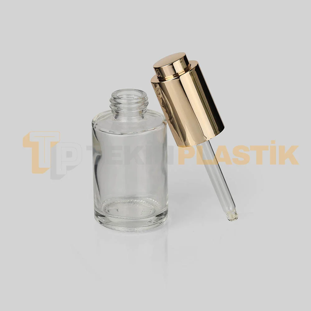 30 ml Toptan Premium Cam Damlalıklı Dropper Şişe Lüx Gold Damlalık Takımlı 30 ml Toptan Premium Cam Damlalıklı Dropper Şişe Lüx Gold Damlalık Takımlı