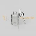 30 ml Toptan Premium Cam Damlalıklı Dropper Şişe Metal Gümüş Beyaz Damlalık Takımlı 30 ml Toptan Premium Cam Damlalıklı Dropper Şişe Metal Gümüş Beyaz Damlalık Takımlı