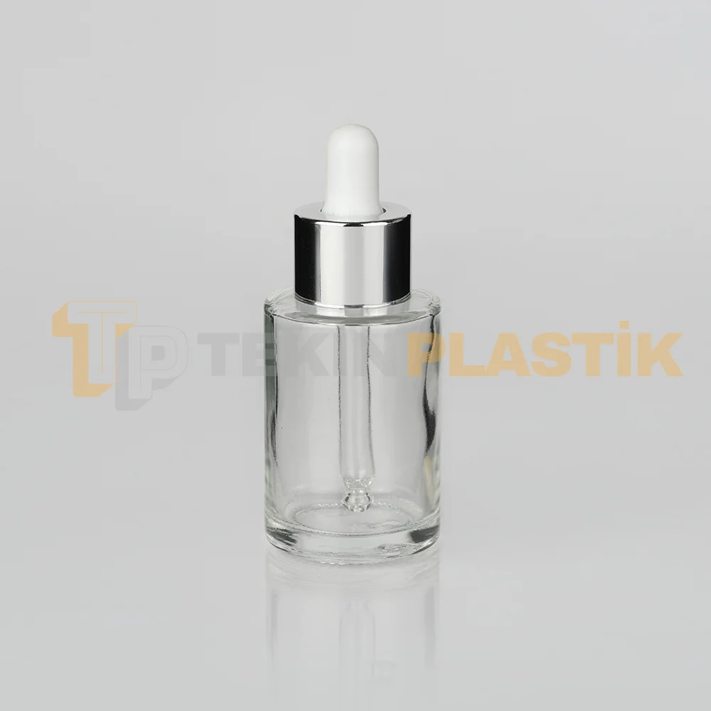 30 ml Toptan Premium Cam Damlalıklı Dropper Şişe Metal Gümüş Beyaz Damlalık Takımlı 30 ml Toptan Premium Cam Damlalıklı Dropper Şişe Metal Gümüş Beyaz Damlalık Takımlı