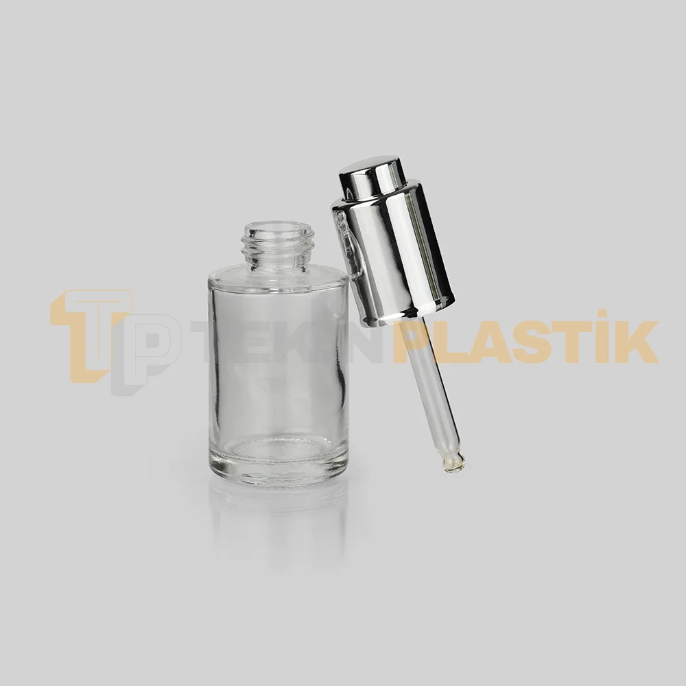 30 ml Toptan Premium Cam Damlalıklı Dropper Şişe Lüx Gümüş Damlalık Takımlı 30 ml Toptan Premium Cam Damlalıklı Dropper Şişe Lüx Gümüş Damlalık Takımlı