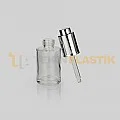 30 ml Toptan Premium Cam Damlalıklı Dropper Şişe Lüx Gümüş Damlalık Takımlı 30 ml Toptan Premium Cam Damlalıklı Dropper Şişe Lüx Gümüş Damlalık Takımlı