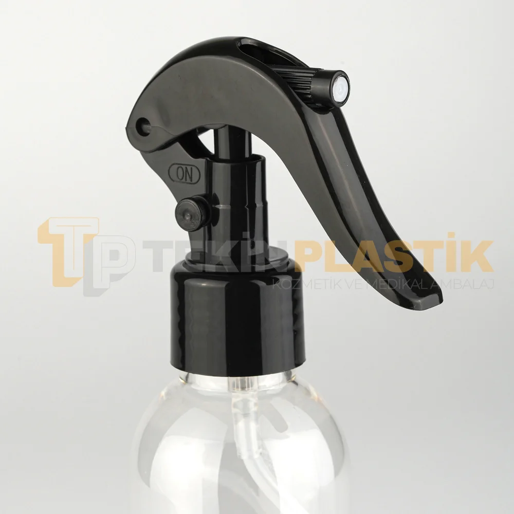 Pet Şişe Toptan 100 ML Boş Siyah Mini Trigerli Pet Şişe Toptan 100 ML Boş Siyah Mini Trigerli