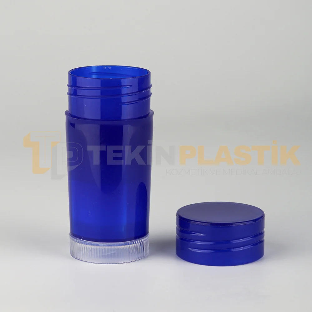 50 ML Stick Vaks Ambalajı Mavi Renk Alttan Çevirmeli Model 50 ML Stick Vaks Ambalajı Mavi Renk Alttan Çevirmeli Model