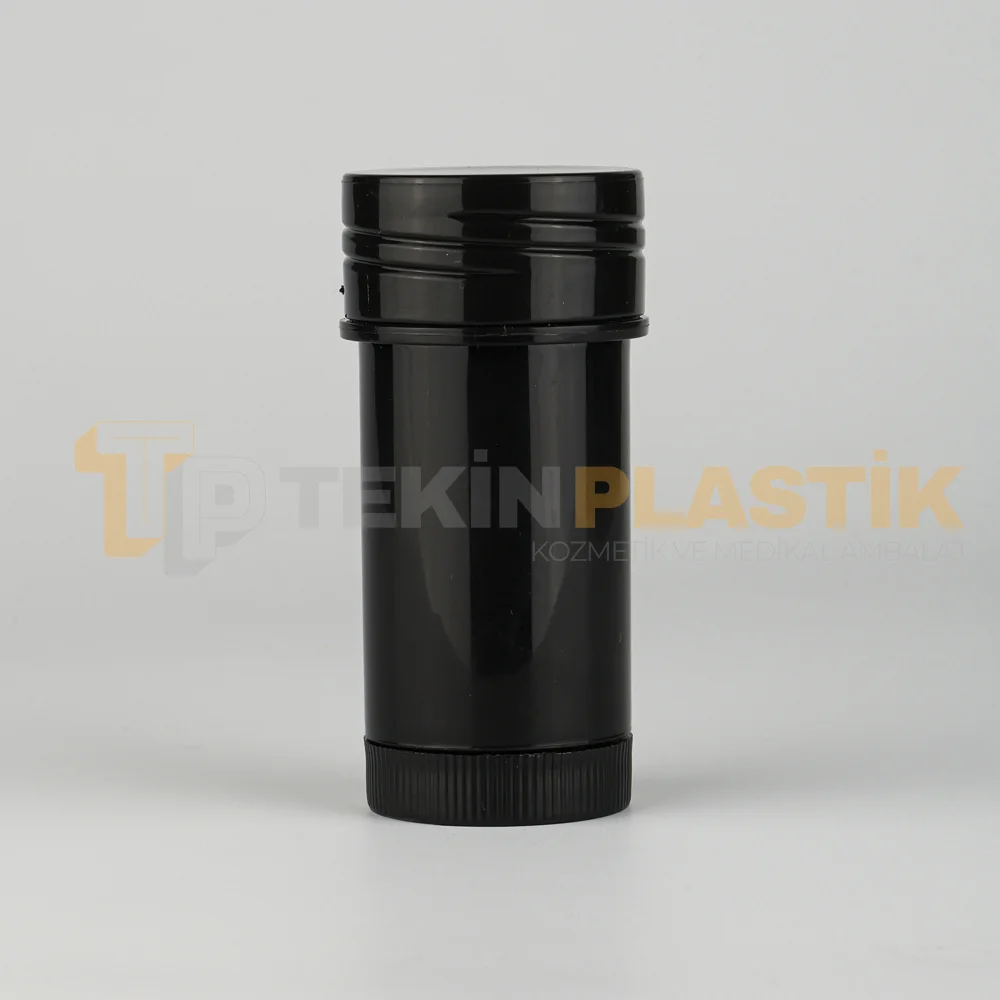 50 ML Stick Vaks Ambalajı Siyah Renk Alttan Çevirmeli Model 50 ML Stick Vaks Ambalajı Siyah Renk Alttan Çevirmeli Model