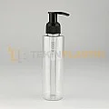 150 ML Şeffaf Toptan Boş Plastik Şişe Siyah Sıvı Sabun Pompalı