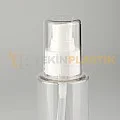150 ML Şeffaf Toptan Boş Plastik Şişe Beyaz Kristal Losyon Pompalı