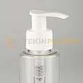 150 ML Şeffaf Toptan Boş Plastik Şişe Beyaz Sıvı Sabun Pompalı