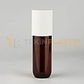 200 ML Boş Toptan Kozmetik Amber Renk Pet Şişe Etekli Model Kapak 200 ML Boş Toptan Kozmetik Amber Renk Pet Şişe Etekli Model Kapak
