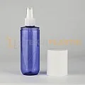 200 ML Boş Toptan Kozmetik Mavi Renk Pet Şişe Etekli Model Kapak