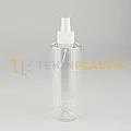 250 ML Şeffaf Toptan Boş Plastik Şişe Beyaz Parmak Spreyli