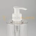 340 ML Şeffaf Toptan Boş Plastik Şişe Beyaz Sıvı Sabun Pompalı
