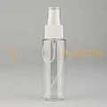 75 ML Şeffaf Toptan Boş Plastik Şişe Beyaz Parmak Spreyli