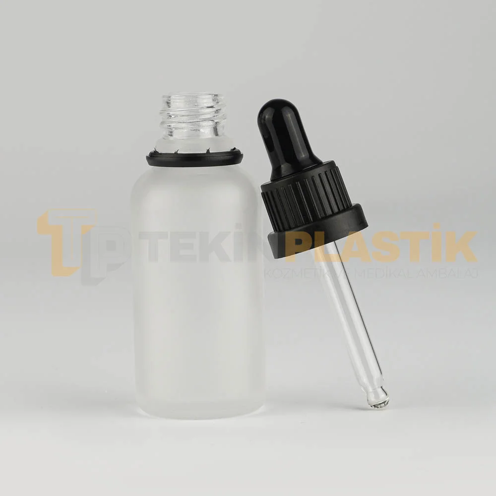 30 ML Toptan Buzlu Model Cam Dropper Şişe Siyah Plastik Kilitli Kapaklı Damlalık Takım 30 ML Toptan Buzlu Model Cam Dropper Şişe Siyah Plastik Kilitli Kapaklı Damlalık Takım