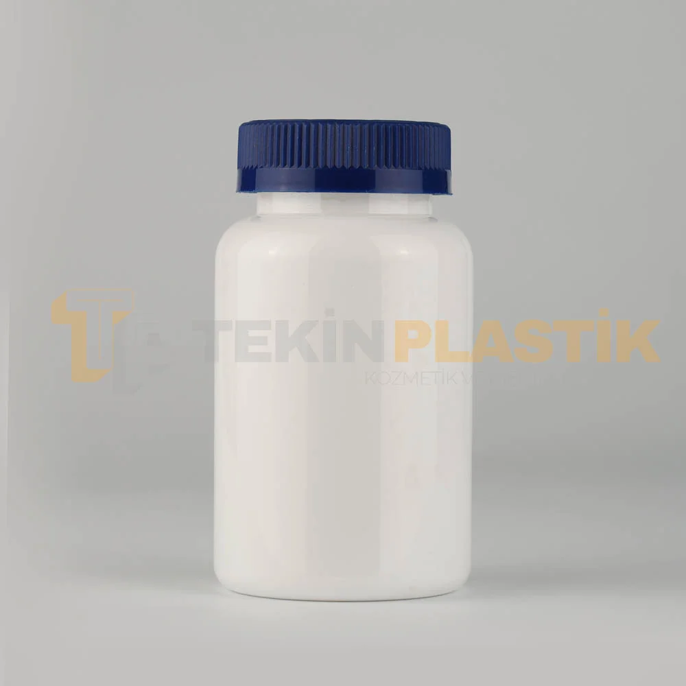 45 Ağız 250 ML Beyaz Renk Plastik Tablet Kapsül İlaç Şişesi Lacivert Çocuk Emniyet Kapaklı 45 Ağız 250 ML Beyaz Renk Plastik Tablet Kapsül İlaç Şişesi Lacivert Çocuk Emniyet Kapaklı