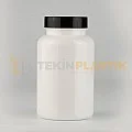 45 Ağız 250 ML Beyaz Renk Plastik Tablet Kapsül İlaç Şişesi Contalı Siyah Düz Kapaklı 45 Ağız 250 ML Beyaz Renk Plastik Tablet Kapsül İlaç Şişesi Contalı Siyah Düz Kapaklı