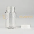 38 Ağız 100 ML Şeffaf Plastik Tablet Kapsül İlaç Şişesi Contalı Beyaz Düz Kapaklı 38 Ağız 100 ML Şeffaf Plastik Tablet Kapsül İlaç Şişesi Contalı Beyaz Düz Kapaklı