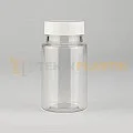 38 Ağız 100 ML Şeffaf Plastik Tablet Kapsül İlaç Şişesi Contalı Beyaz Düz Kapaklı 38 Ağız 100 ML Şeffaf Plastik Tablet Kapsül İlaç Şişesi Contalı Beyaz Düz Kapaklı