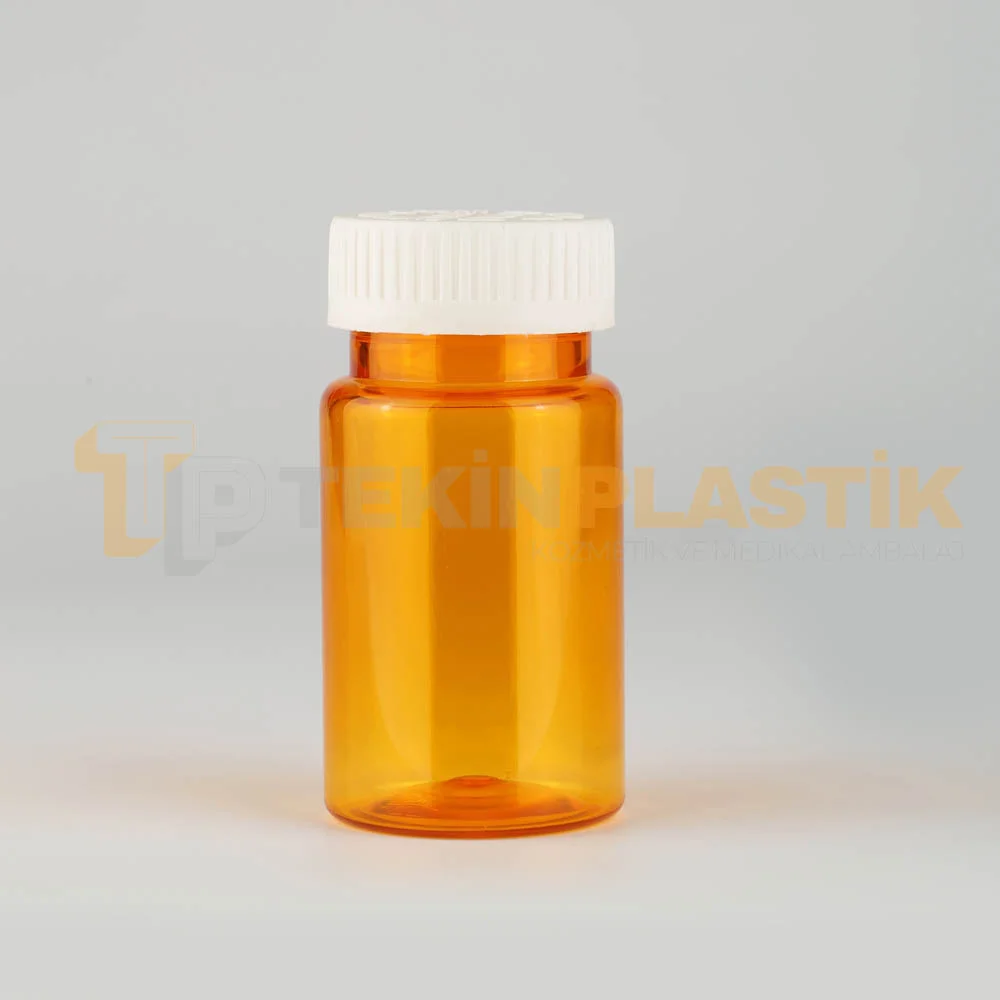 38 Ağız 100 ML Turuncu Renk Plastik Tablet Kapsül İlaç Şişesi Beyaz Çocuk Emniyet Kapaklı 38 Ağız 100 ML Turuncu Renk Plastik Tablet Kapsül İlaç Şişesi Beyaz Çocuk Emniyet Kapaklı