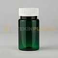 38 Ağız 100 ML Yeşil Renk Plastik Tablet Kapsül İlaç Şişesi Beyaz Çocuk Emniyet Kapaklı 38 Ağız 100 ML Yeşil Renk Plastik Tablet Kapsül İlaç Şişesi Beyaz Çocuk Emniyet Kapaklı