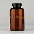 45 Ağız 370 ML Amber Renk Plastik Tablet Kapsül İlaç Şişesi Contalı Siyah Düz Kapaklı 45 Ağız 370 ML Amber Renk Plastik Tablet Kapsül İlaç Şişesi Contalı Siyah Düz Kapaklı
