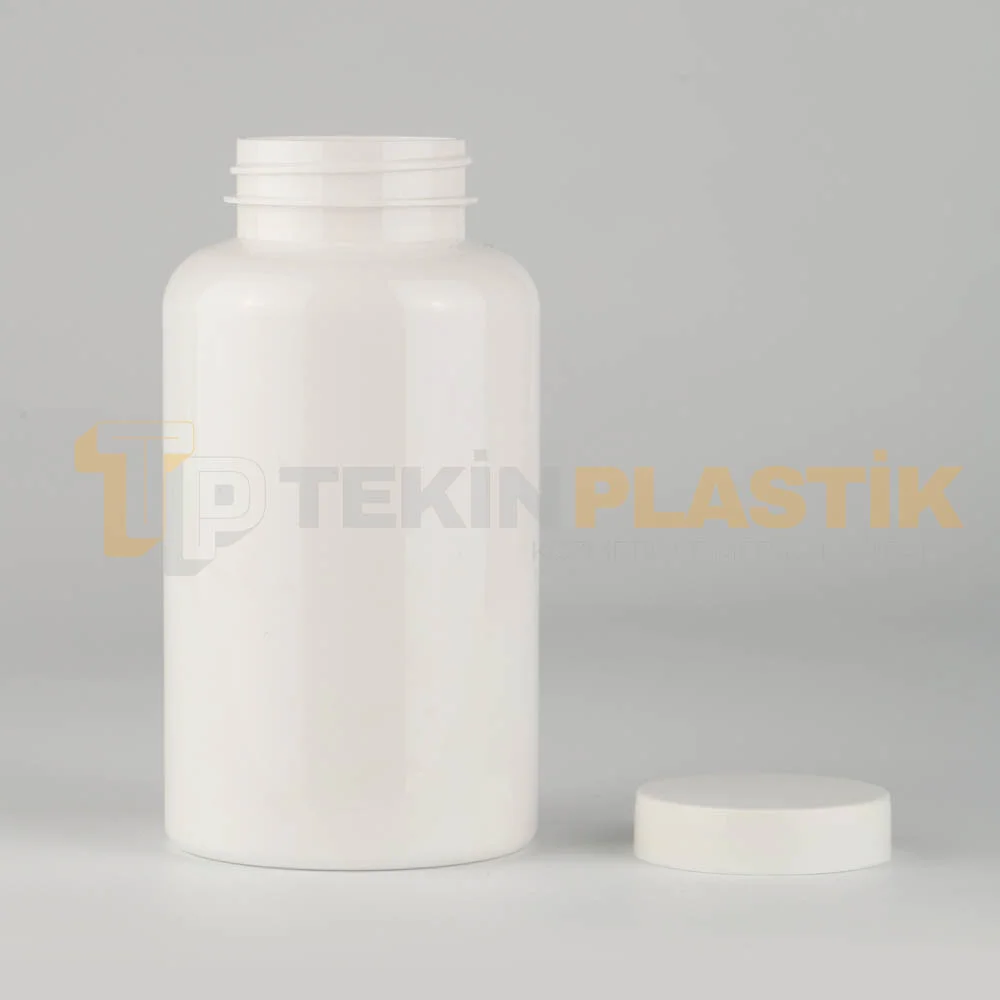 45 Ağız 370 ML Beyaz Renk Plastik Tablet Kapsül İlaç Şişesi Contalı Beyaz Düz Kapaklı 45 Ağız 370 ML Beyaz Renk Plastik Tablet Kapsül İlaç Şişesi Contalı Beyaz Düz Kapaklı