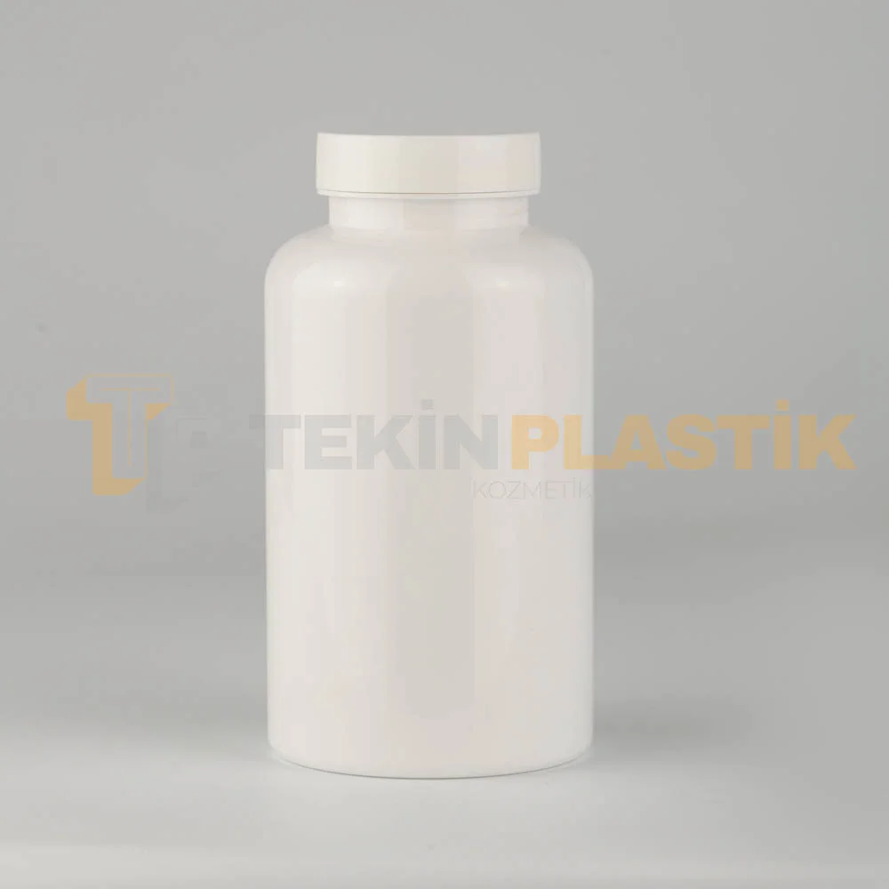 45 Ağız 370 ML Beyaz Renk Plastik Tablet Kapsül İlaç Şişesi Contalı Beyaz Düz Kapaklı 45 Ağız 370 ML Beyaz Renk Plastik Tablet Kapsül İlaç Şişesi Contalı Beyaz Düz Kapaklı