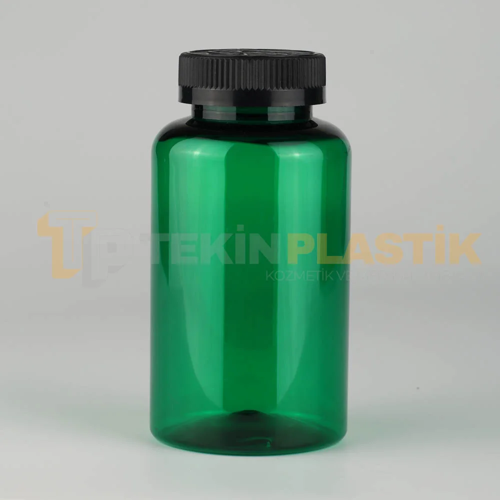 45 Ağız 370 ML Yeşil Renk Plastik Tablet Kapsül İlaç Şişesi Siyah Çocuk Emniyet Kapaklı 45 Ağız 370 ML Yeşil Renk Plastik Tablet Kapsül İlaç Şişesi Siyah Çocuk Emniyet Kapaklı