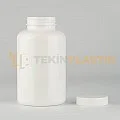 45 Ağız 400 ML Beyaz Renk Plastik Tablet Kapsül İlaç Şişesi Contalı Beyaz Düz Kapaklı 45 Ağız 400 ML Beyaz Renk Plastik Tablet Kapsül İlaç Şişesi Contalı Beyaz Düz Kapaklı