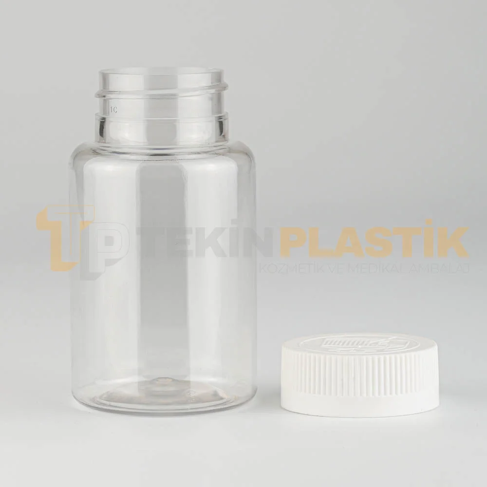 38 Ağız 120 ML Şeffaf Plastik Tablet Kapsül İlaç Şişesi Beyaz Çocuk Emniyet Kapaklı 38 Ağız 120 ML Şeffaf Plastik Tablet Kapsül İlaç Şişesi Beyaz Çocuk Emniyet Kapaklı
