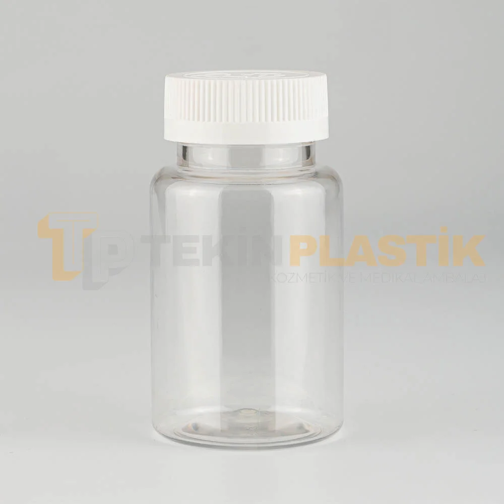 38 Ağız 120 ML Şeffaf Plastik Tablet Kapsül İlaç Şişesi Beyaz Çocuk Emniyet Kapaklı 38 Ağız 120 ML Şeffaf Plastik Tablet Kapsül İlaç Şişesi Beyaz Çocuk Emniyet Kapaklı
