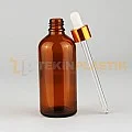 100 ML Toptan Boş Amber Renk Cam Damlalıklı Dropper Şişe Metal Gold Beyaz Kapaklı 100 ML Toptan Boş Amber Renk Cam Damlalıklı Dropper Şişe Metal Gold Beyaz Kapaklı