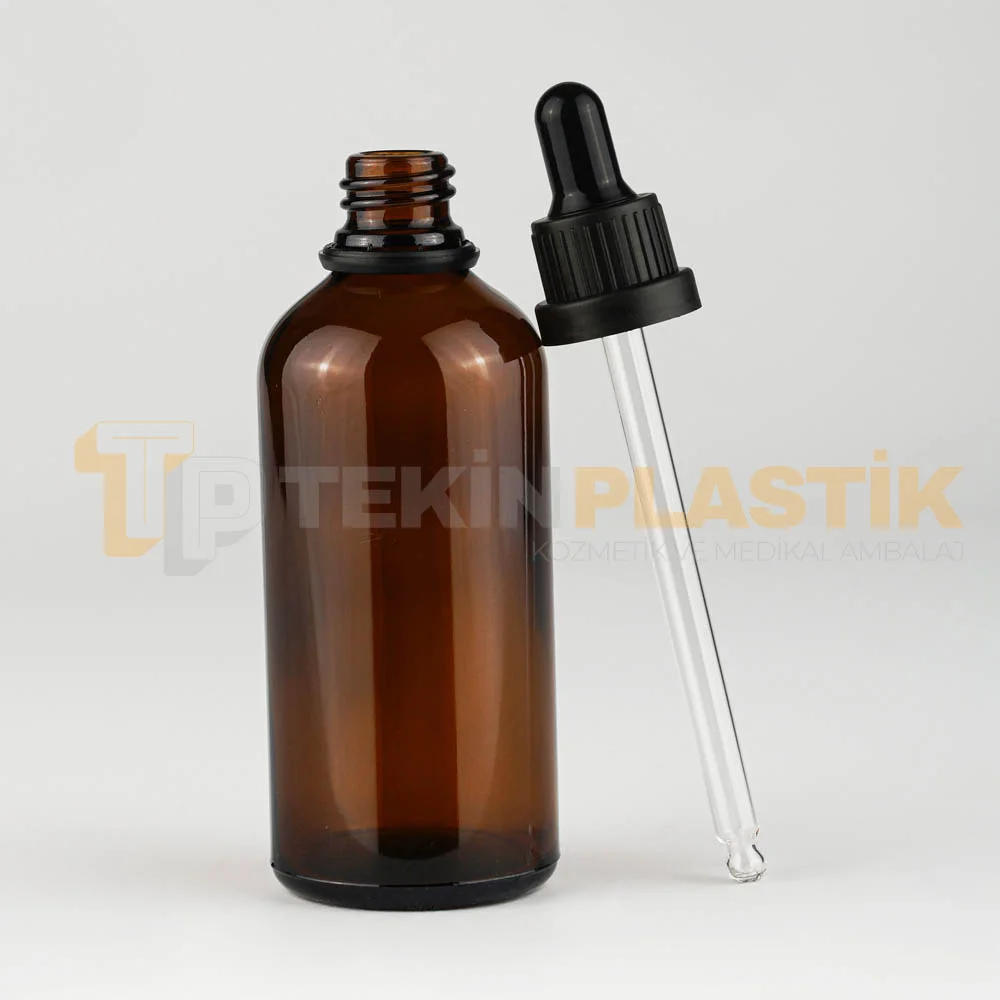 100 ML Toptan Amber Renk Cam Damlalıklı Dropper Şişe Siyah Plastik Delikli Kilitli Kapaklı 100 ML Toptan Amber Renk Cam Damlalıklı Dropper Şişe Siyah Plastik Delikli Kilitli Kapaklı