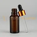 20 ML Toptan Boş Amber Renk Cam Damlalıklı Dropper Şişe Metal Gold Siyah Başlıklı 20 ML Toptan Boş Amber Renk Cam Damlalıklı Dropper Şişe Metal Gold Siyah Başlıklı