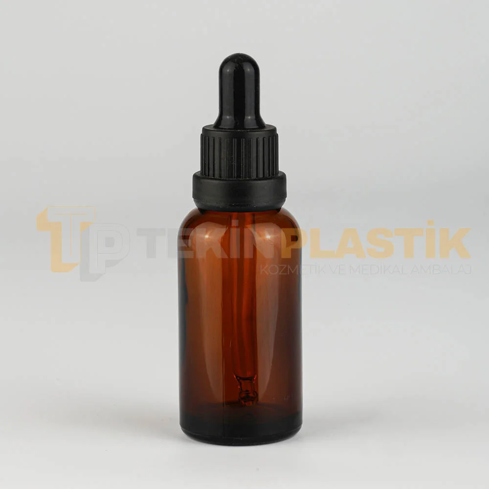 30 ML Toptan Boş Amber Renk Cam Damlalıklı Dropper Şişe Siyah Delikli Kilitli Kapaklı 30 ML Toptan Boş Amber Renk Cam Damlalıklı Dropper Şişe Siyah Delikli Kilitli Kapaklı