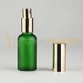 30 ML Boş Toptan Buzlu Yeşil Renk Cam Damlalıklı Dropper Şişe Metal Gold Spreyli Fısfıslı 30 ML Boş Toptan Buzlu Yeşil Renk Cam Damlalıklı Dropper Şişe Metal Gold Spreyli Fısfıslı