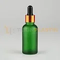 30 ML Boş Toptan Buzlu Yeşil Renk Cam Damlalıklı Dropper Şişe Metal Gold Siyah Başlıklı 30 ML Boş Toptan Buzlu Yeşil Renk Cam Damlalıklı Dropper Şişe Metal Gold Siyah Başlıklı
