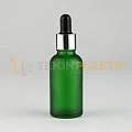 30 ML Boş Toptan Buzlu Yeşil Renk Cam Damlalıklı Dropper Şişe Metal Gümüş Siyah Başlıklı 30 ML Boş Toptan Buzlu Yeşil Renk Cam Damlalıklı Dropper Şişe Metal Gümüş Siyah Başlıklı