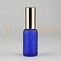 30 ML Boş Toptan Buzlu Mavi Renk Dropper Şişe Metal Gold Spreyli Fısfıslı 30 ML Boş Toptan Buzlu Mavi Renk Dropper Şişe Metal Gold Spreyli Fısfıslı