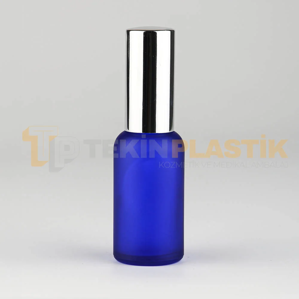 30 ML Boş Toptan Buzlu Mavi Renk Dropper Şişe Metal Gümüş Spreyli Fısfıslı 30 ML Boş Toptan Buzlu Mavi Renk Dropper Şişe Metal Gümüş Spreyli Fısfıslı