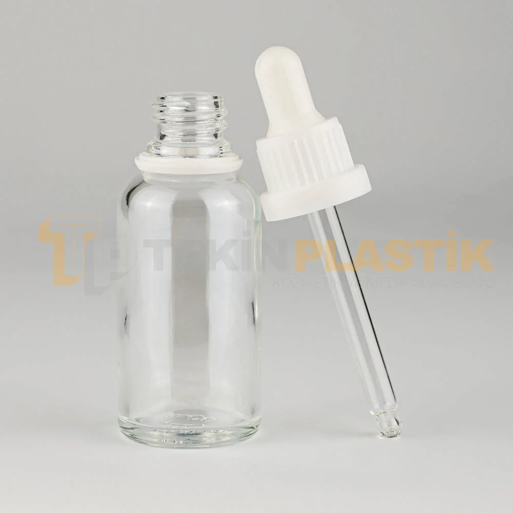 30 ML Toptan Boş Şeffaf Cam Damlalıklı Dropper Şişe Beyaz Plastik Kilitli Damlalık Takım 30 ML Toptan Boş Şeffaf Cam Damlalıklı Dropper Şişe Beyaz Plastik Kilitli Damlalık Takım