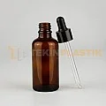 50 ML Amber Renk Toptan Cam Damlalıklı Dropper Şişe Metal Siyah Başlıklı 50 ML Amber Renk Toptan Cam Damlalıklı Dropper Şişe Metal Siyah Başlıklı