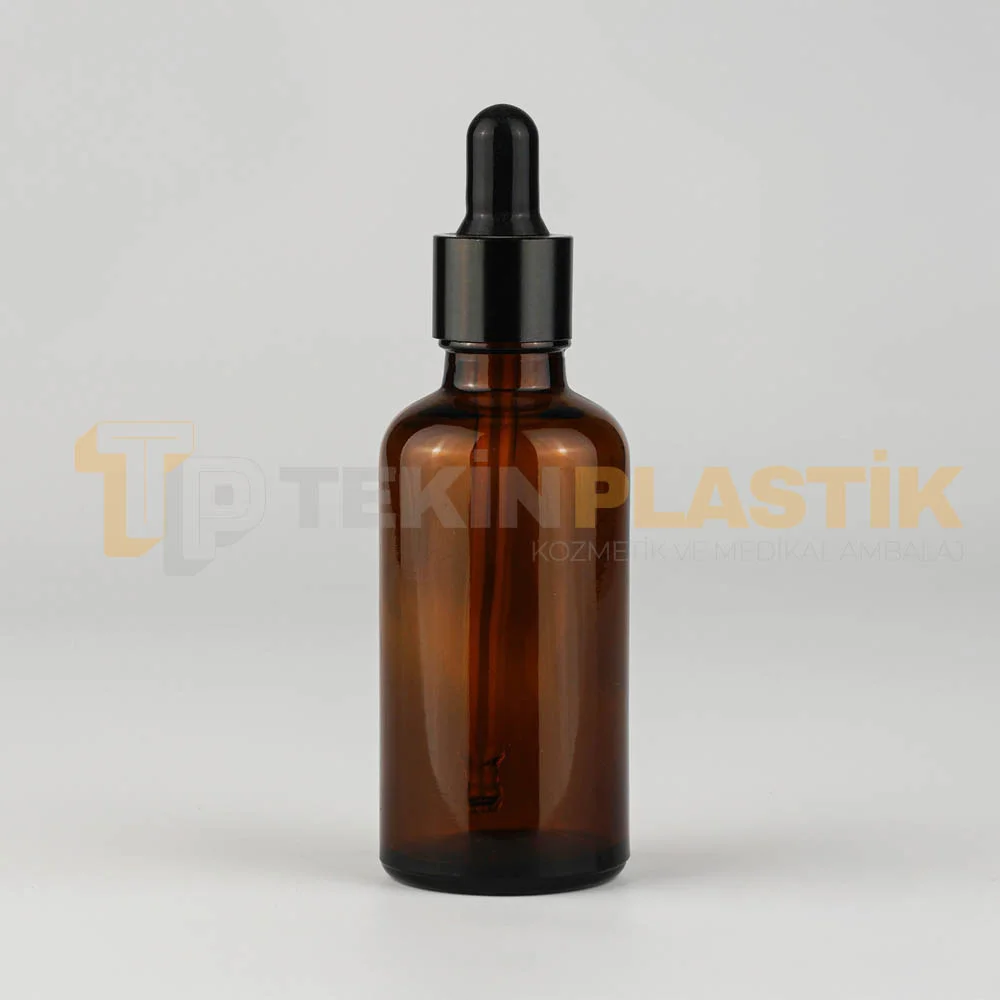 50 ML Amber Renk Toptan Cam Damlalıklı Dropper Şişe Metal Siyah Başlıklı 50 ML Amber Renk Toptan Cam Damlalıklı Dropper Şişe Metal Siyah Başlıklı