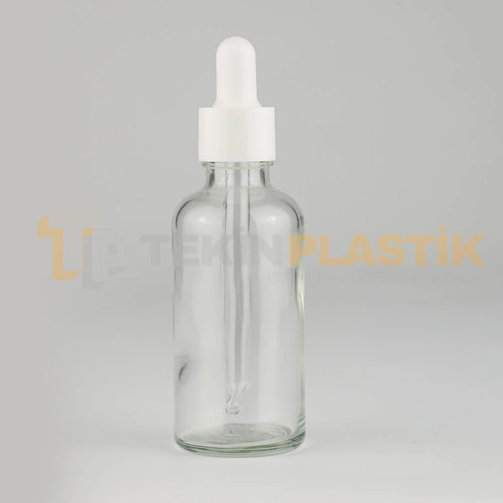 50 ML Toptan Boş Şeffaf Cam Damlalıklı Şişe Beyaz Damlalık Takım 50 ML Toptan Boş Şeffaf Cam Damlalıklı Şişe Beyaz Damlalık Takım
