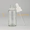 50 ML Toptan Boş Şeffaf Cam Damlalıklı Şişe Beyaz Plastik Delikli Kilitli Kapak 50 ML Toptan Boş Şeffaf Cam Damlalıklı Şişe Beyaz Plastik Delikli Kilitli Kapak