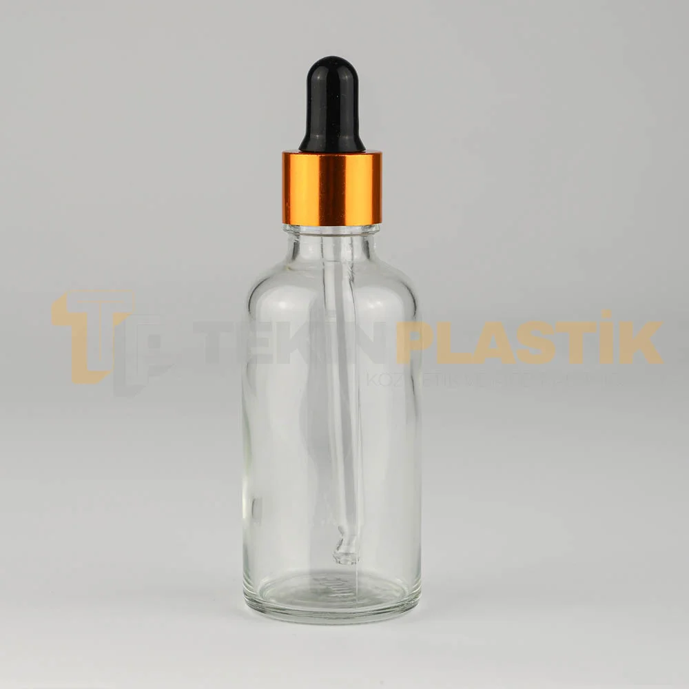 50 ML Toptan Boş Şeffaf Cam Damlalıklı Şişe Gold Siyah Metal Damlalık Takım 50 ML Toptan Boş Şeffaf Cam Damlalıklı Şişe Gold Siyah Metal Damlalık Takım